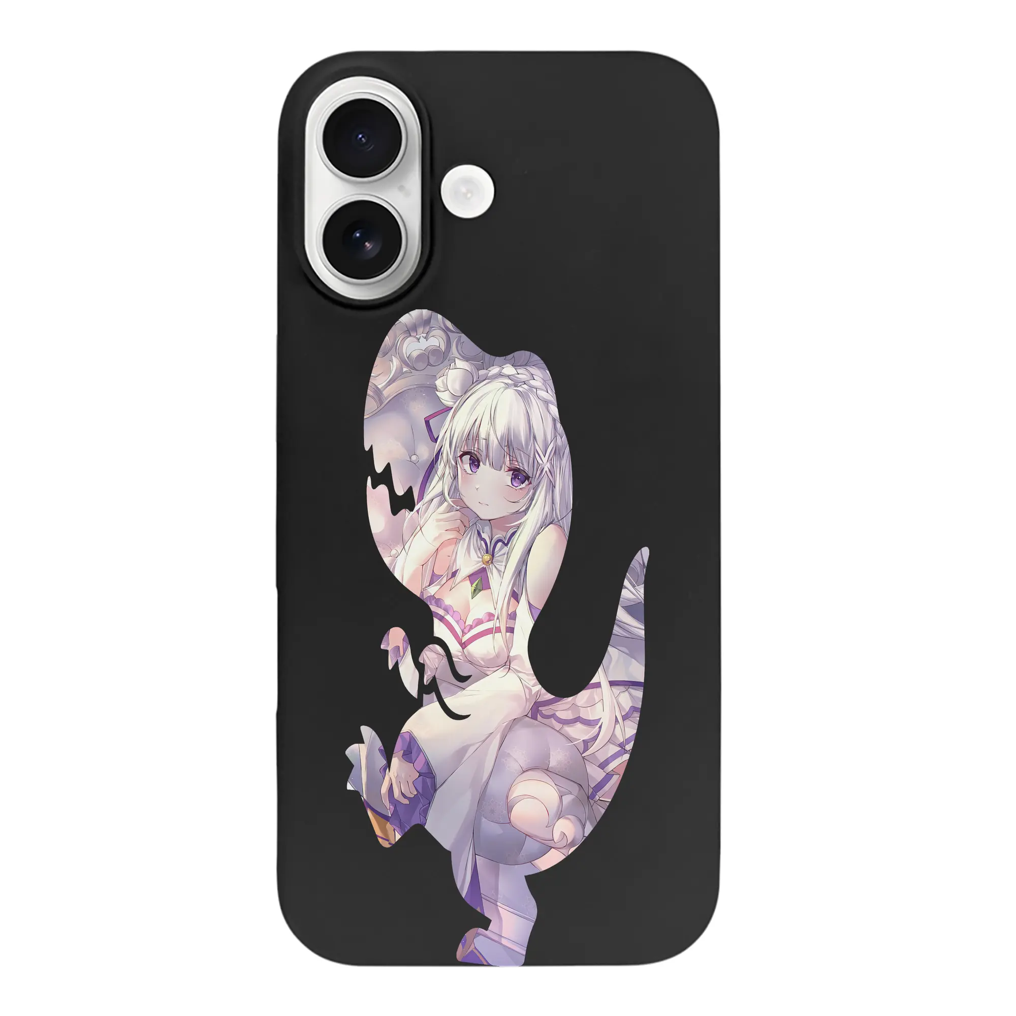 リゼロ グッズ エミリア - iPhone 17 シリーズ シリコンケース 薄型 耐衝撃 指紋防止 ソフトタッチカバー 精密フィット 傷防止 保護ケース iPhone 17/17 Air/17 Pro/17 Pro Max 対応